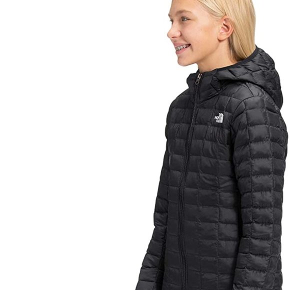 🆕 The North Face Girls' Thermoball Eco Hoodie, X-Small (6) - TNF Black, Auth. - Picture 2 of 14